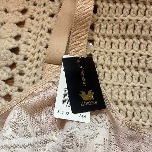 Wacoal Visual Effects Minimizer Bra Color Sand Size 34H NWT - Picture 4 of 8